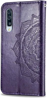 Чохол Vintage для Samsung A50 2019 / A505F книжка шкіра PU фіолетовий