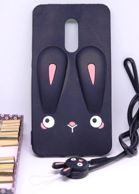 Чохол Funny-Bunny 3D для Xiaomi Redmi 5 Plus (5.99 ") Бампер гумовий чорний