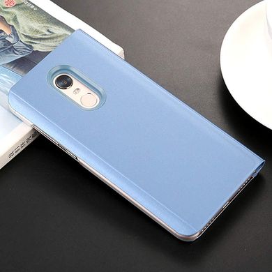 Чехол Mirror для Xiaomi Redmi 5 Plus книжка зеркальный Clear View Blue