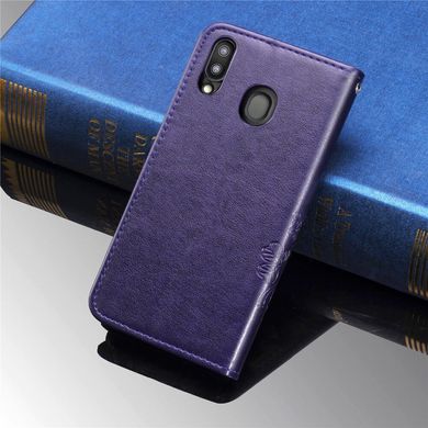 Чохол Clover для Samsung Galaxy M20 книжка жіночий фіолетовий