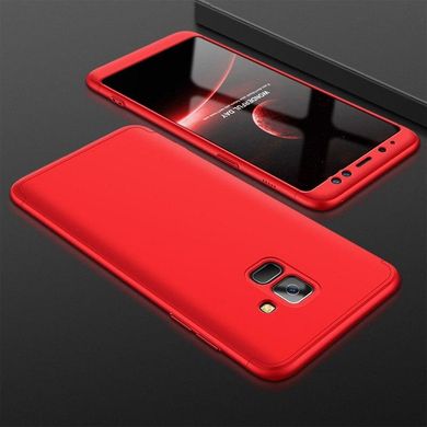 Чохол GKK 360 для Samsung A6 2018 / A600 бампер накладка Red