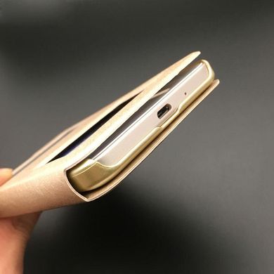 Чехол Window для Xiaomi Redmi 4a книжка с окошком Gold