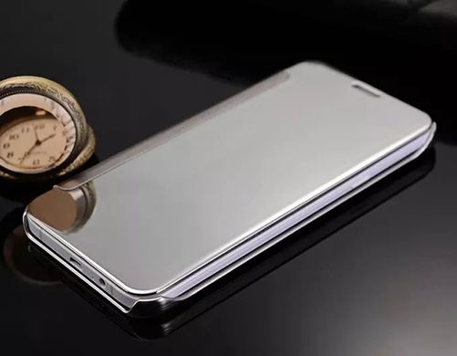 Чохол Mirror для Samsung G530 / G531 / Galaxy Grand Prime дзеркальний книжка Clear View Silver