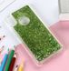 Чехол Glitter для Xiaomi Redmi Note 5 / Note 5 Pro Global Бампер Жидкий блеск Зеленый