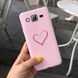 Чохол Style для Samsung J3 2016 / J320 Бампер силіконовий Рожевий Heart