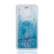 Чехол Glitter для Meizu M5S Бампер Жидкий блеск синий