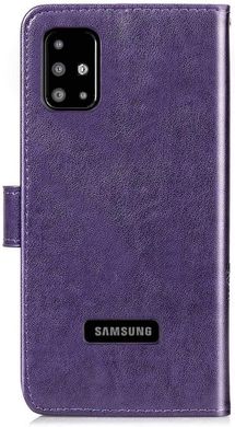 Чохол Clover для Samsung Galaxy A51 2020 / A515 книжка шкіра PU фіолетовий