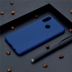 Чехол Style для Huawei P Smart Plus / INE-LX1 Бампер силиконовый синий