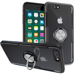 Чохол Crystal для Iphone 7 Plus / Iphone 8 Plus бампер протиударний Transparent Black