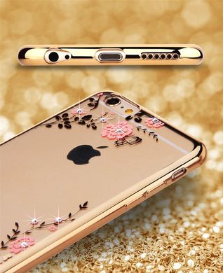 Чохол Luxury для Iphone 6 / 6s бампер ультратонкий Gold