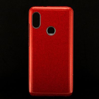 Чехол Shining для Xiaomi Redmi Note 5 / Note 5 Pro Global Бампер блестящий красный