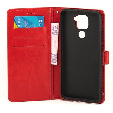 Чехол Idewei для Xiaomi Redmi 10X книжка кожа PU красный