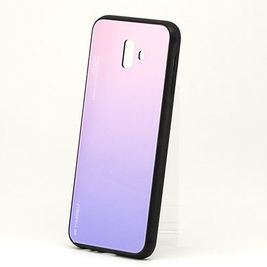 Чехол Gradient для Samsung J6 Plus / J610 бампер накладка Pink-Purple