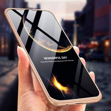 Чохол GKK 360 для Samsung Galaxy A50 2019 / A505 Бампер оригінальний Gold