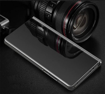 Чехол Mirror для Xiaomi Redmi 8A книжка зеркальная Clear View Black