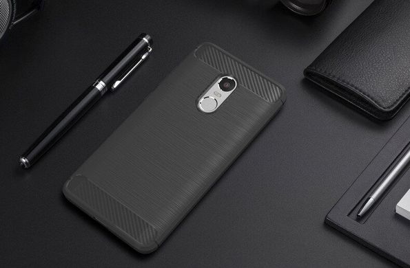 Чехол Carbon для Xiaomi Redmi 5 Plus 5.99" бампер Black
