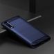 Чохол Carbon для Samsung A7 2018 / A750F бампер Blue