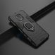 Чохол Iron Ring для Xiaomi Redmi Note 9 Pro Max броньований бампер Black