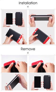 Чохол GKK 360 для Xiaomi Redmi 5A Бампер Black-Red