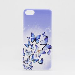 Чехол Print для Honor 7A / DUA-L22 (5.45") силиконовый бампер Butterflies Blue
