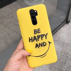 Чохол Style для Xiaomi Redmi Note 8 Pro силіконовий бампер Жовтий Be Happy