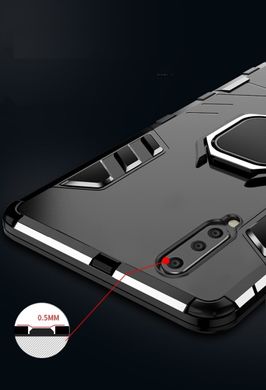 Чохол Iron Ring для Xiaomi Mi 9 броньований бампер Броня Black