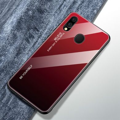 Чехол Gradient для Samsung Galaxy M20 Бампер Red-Black