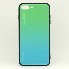 Чохол Gradient для Iphone 7 Plus / Iphone 8 Plus бампер накладка Green-Blue