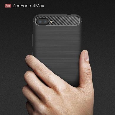 Чехол Carbon для Asus Zenfone 4 Max / ZC520KL / x00hd черный