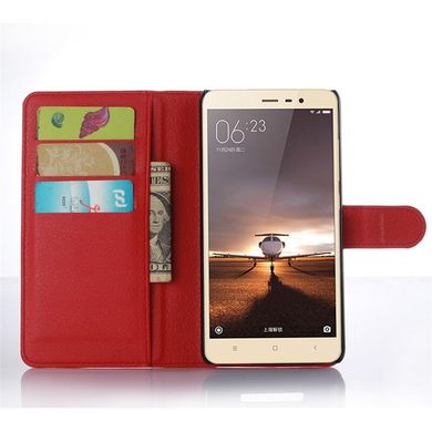 Чохол IETP для Xiaomi Redmi Note 3 / Note 3 Pro книжка шкіра PU червоний