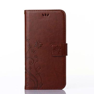 Чехол Butterfly для Samsung Galaxy J7 Neo / J701 книжка женский коричневый