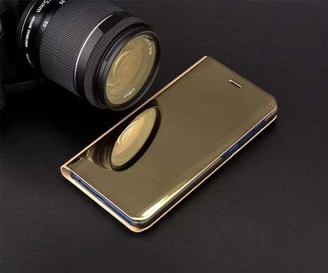 Чехол Mirror для Xiaomi mi A1 / mi 5x книжка зеркальная Clear View Gold
