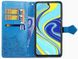 Чехол Vintage для Xiaomi Redmi Note 9S книжка кожа PU голубой