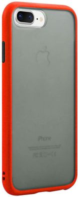 Чохол Matteframe для Iphone 7 Plus / 8 Plus бампер матовий протиударний Avenger Червоний