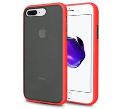 Чехол Matteframe для Iphone 7 Plus / 8 Plus бампер матовый противоударный Avenger Красный