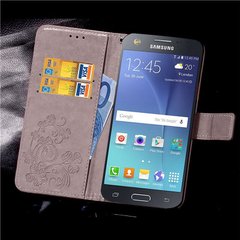 Чехол Clover для Samsung Galaxy J7 Neo / J701 книжка женский Gray