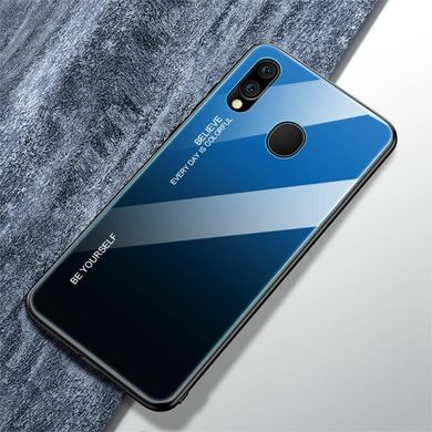 Чехол Gradient для Samsung Galaxy M20 Бампер Blue-Black