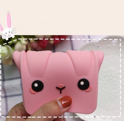 Чохол Funny-Bunny 3D для iPhone 6 / 6s Бампер гумовий рожевий