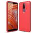 Чохол Carbon для Nokia 3.1 Plus / TA-1104 бампер оригінальний Red