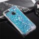 Чехол Glitter для Huawei P Smart 2018 / FIG-LX1 / FIG-LA1 Бампер Жидкий блеск Синий