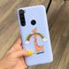 Чехол Style для Xiaomi Redmi Note 8T силиконовый бампер Голубой Giraffe