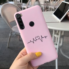 Чохол Style для Xiaomi Redmi Note 8T силіконовий бампер Рожевий Cardio