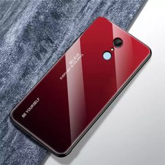 Чехол Gradient для Xiaomi Redmi 5 Plus (5.99") бампер накладка Red-Black