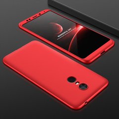 Чохол GKK 360 для Xiaomi Redmi 5 Plus (5.99 ") Бампер Red
