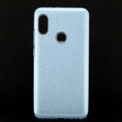 Чехол Shining для Xiaomi Redmi Note 5 / Note 5 Pro Global Бампер блестящий голубой