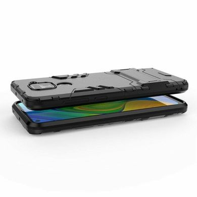 Чехол Iron для Xiaomi Redmi 10X бронированный бампер Black