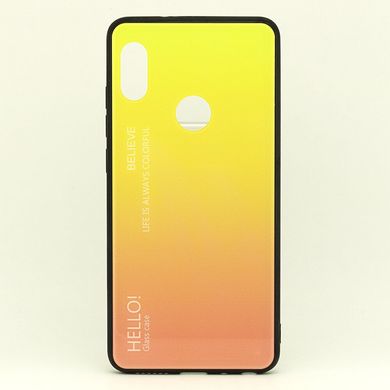 Чехол Gradient для Xiaomi Redmi Note 5 / Note 5 Pro Global бампер накладка Yellow-Pink