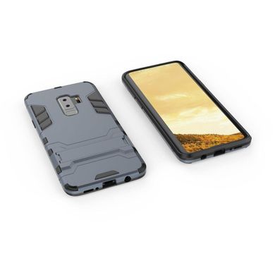 Чехол Iron для Samsung Galaxy S9 Plus / G965 бронированный бампер Броня Dark-Blue