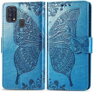 Чехол Butterfly для Samsung Galaxy M31 / M315 книжка женский голубой