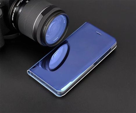 Чехол Mirror для Xiaomi Redmi 4A книжка зеркальная Clear View Blue